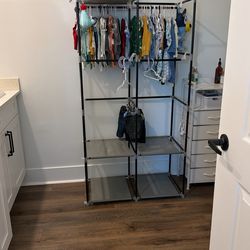 Both Baby Closet And White Dresser