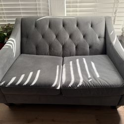Grey Loveseat Sofa
