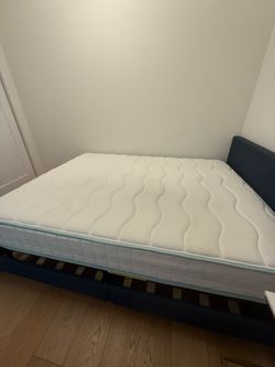 Queen bed and frame (or separate)