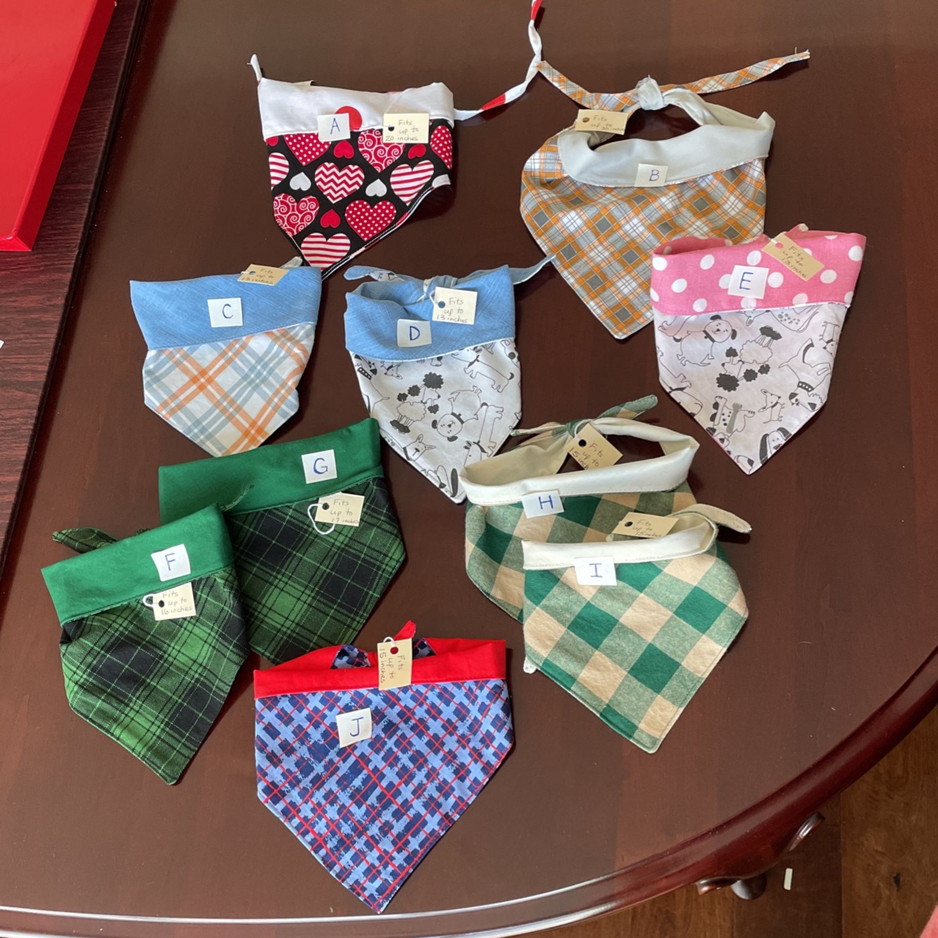 Reversible Pet Bandanas