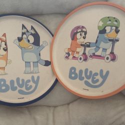 Bluey And Bingo Plates 