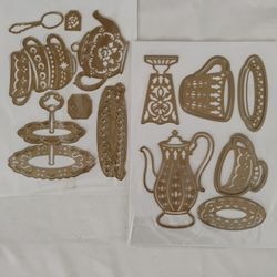 Anna Griffin Tea Party Cut & Emboss Dies