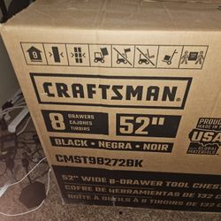 Craftsman 52inch Top Amd Bottom Tool Box Comes With 1/2 inch Milwaukee Impact Drive.
