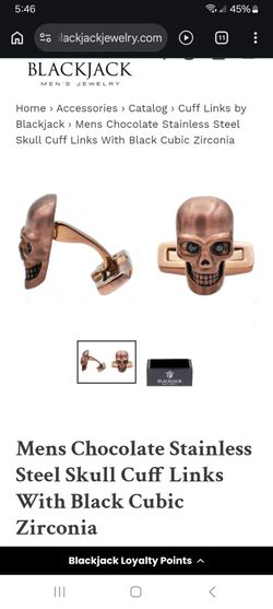 Skull Cuff Links, Great Father's Day Gift