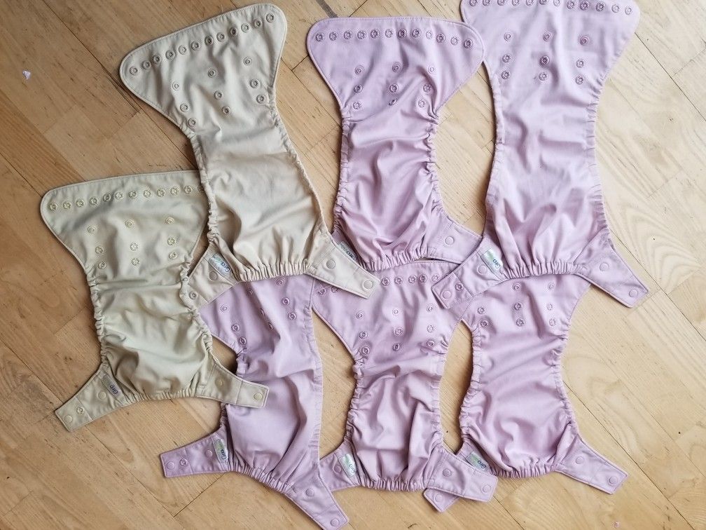 GroVia Hybrid Cloth Diapers (7 Shells)