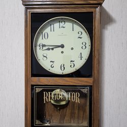 Vintage Regulator, Hamilton, Wall Clock