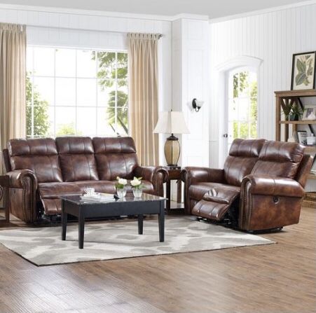 IN STOCK! New Power Reclining Sofa & Loveseat