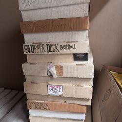 Sports Cartds Lot Of Boxes 