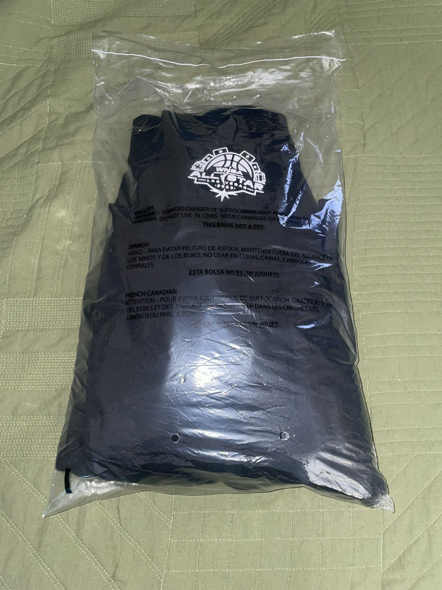 New Era WNBA ALLSTAR LAS VEGAS 2023 BLACK XL HOODIE NEW W TAGS