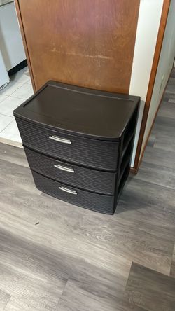 Small Sterilite Black Drawers Modular