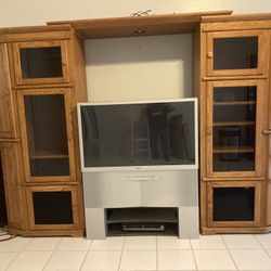 Entertainment Center  with TV
