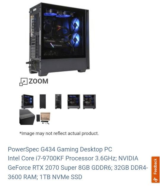 PowerSpec G434 Gaming PC for Sale in Winston-salem, NC OfferUp - Main Image