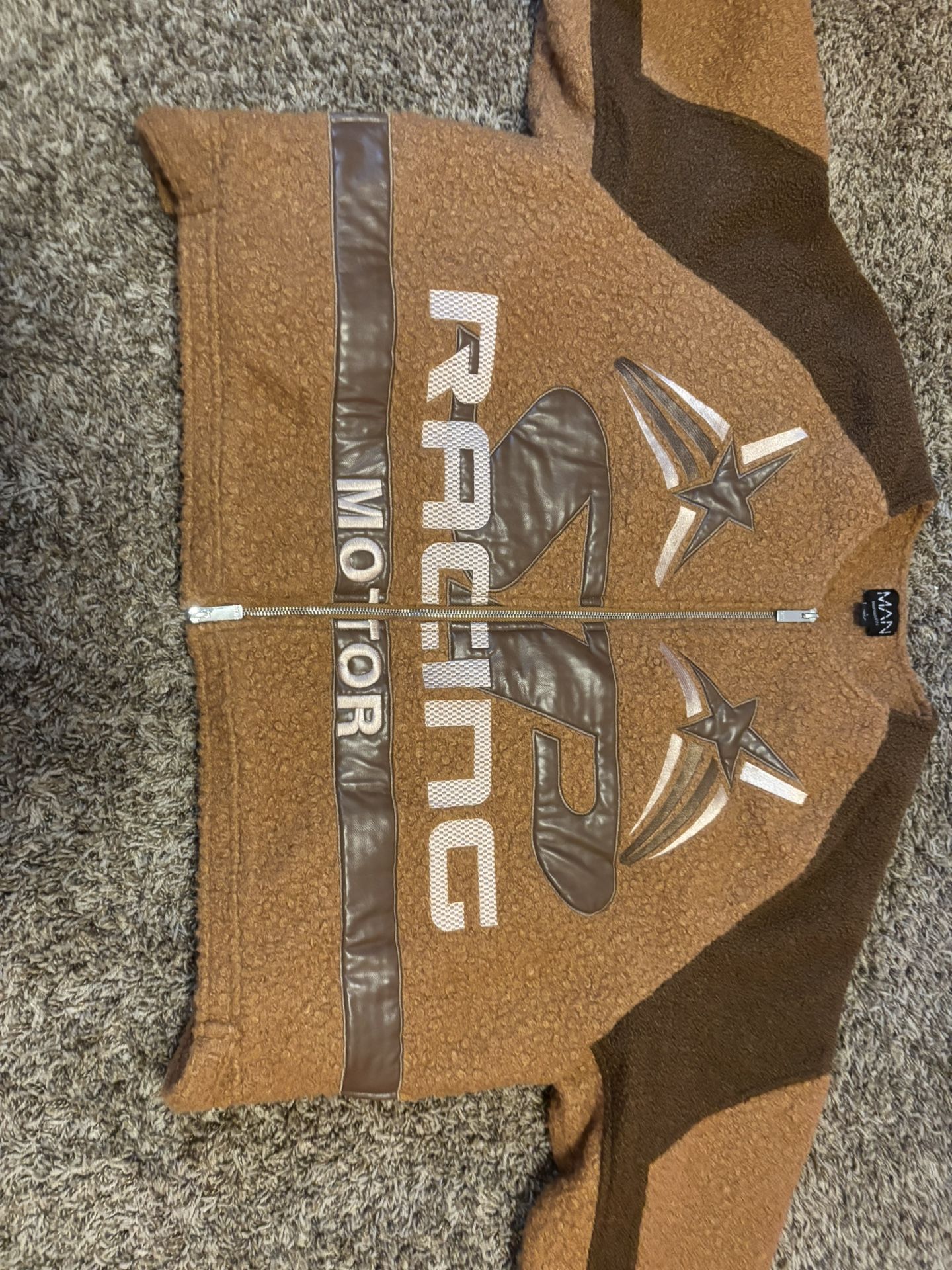 Brown Turbo Sherpa Jacket