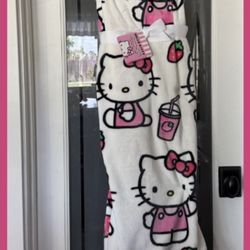 Fleece Hello Kitty Blanket 