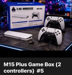 Wireless Game Box with 2 Controllers