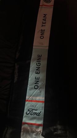 Signed Ford F1 Team by NYC FC  Scarf with Autographs