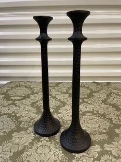 Halloween Pair of Candle Sticks
