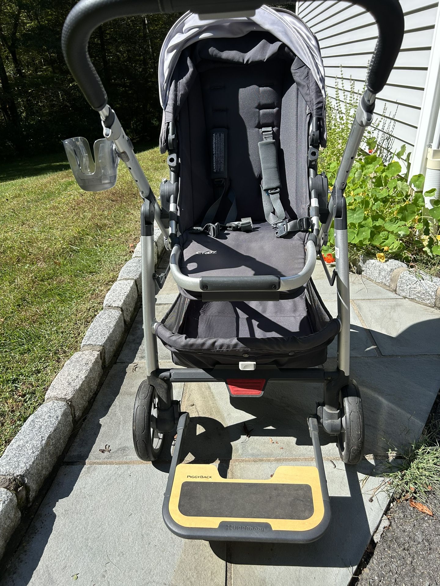Uppa Baby Cruz Stroller In Dark Grey With Accessories