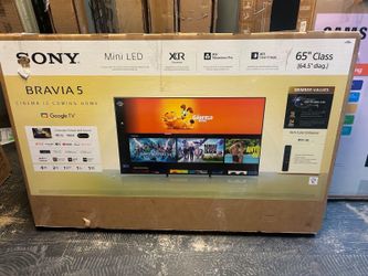 65” Sony mini led 4k smart tv