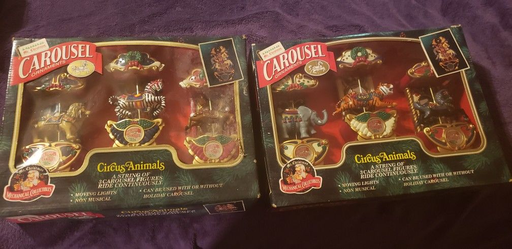 Mr. Christmas Carousel Ornaments