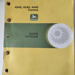 John Deere 4040, 4240, 4440 Tractor's Part Catalog 