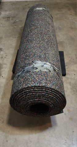 1/2 Rubber Gym Flooring Roll 4'X26'