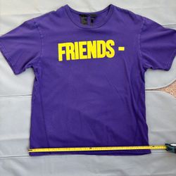 Vlone Friends Purple X Yellow T-shirt