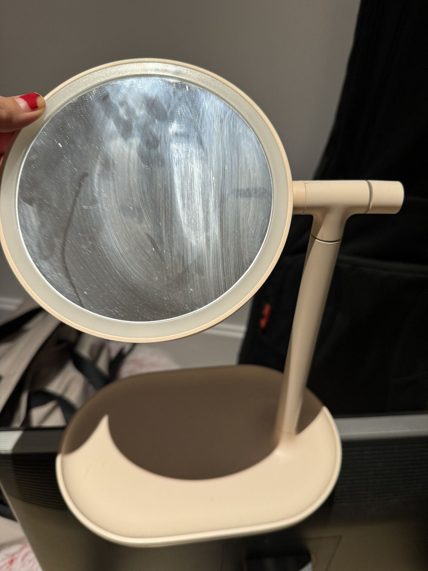 Double Sided Makeup Mirror With Led Light