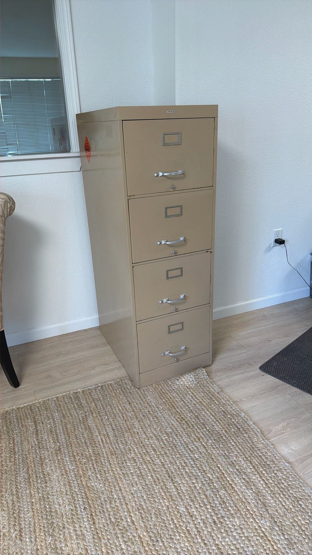 Filing Cabinet - Metal 4 Drawer