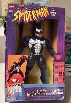 ToyBiz Marvel Spider-Man The New Animated Series Deluxe Edition Venom Figure