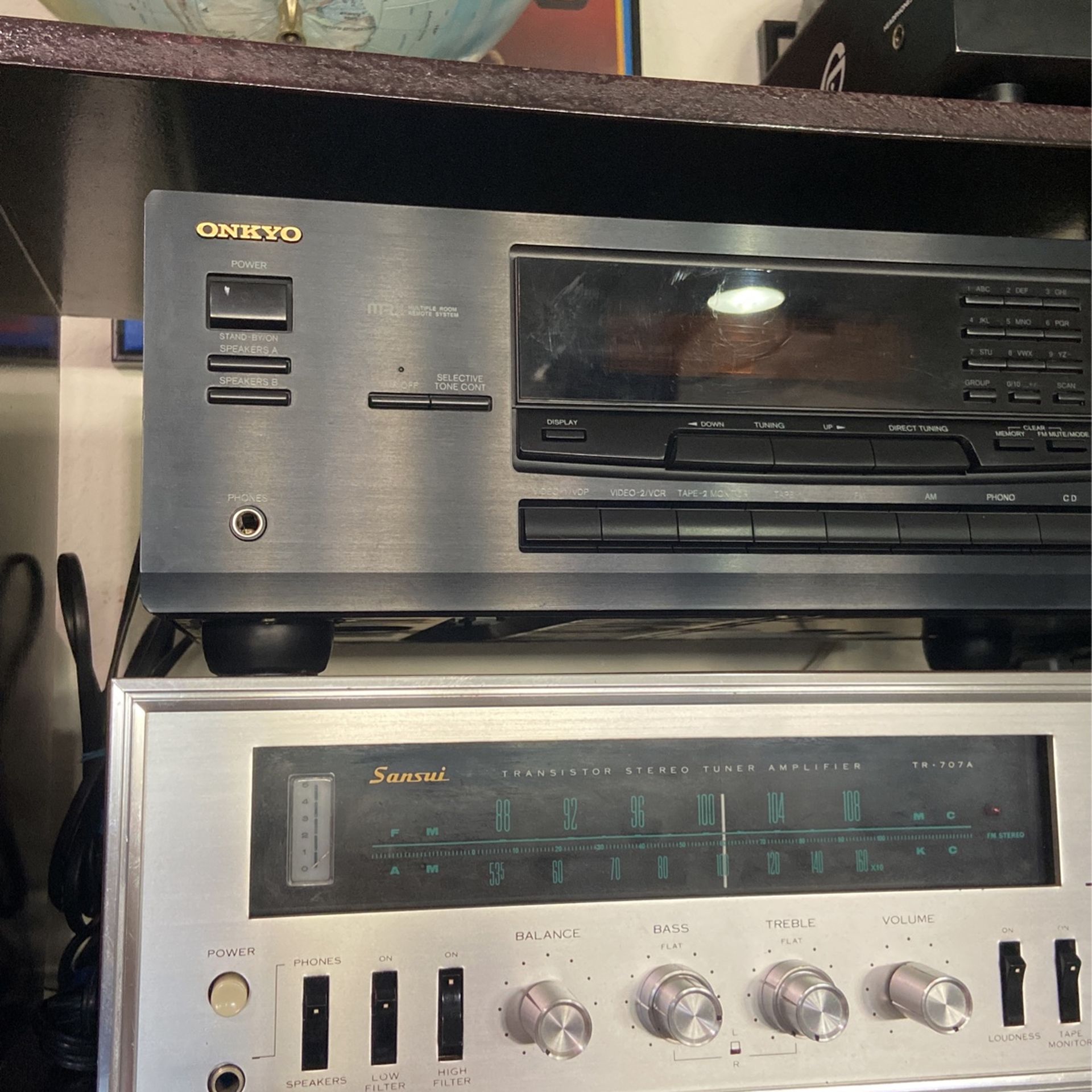 Onkyo Receiver TX-8511 Base Treble Controls