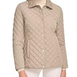 Calvin Klein Quilted Water-Resistant Short Jacket XL