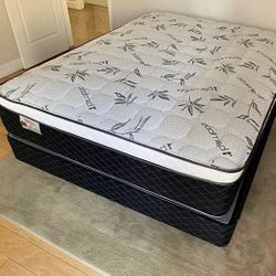 QUEEN SIZE MATTRESS & BOX SPRING 