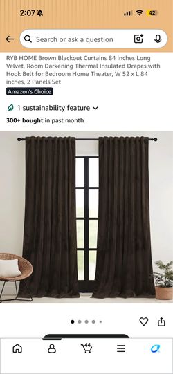 Curtains & Rug