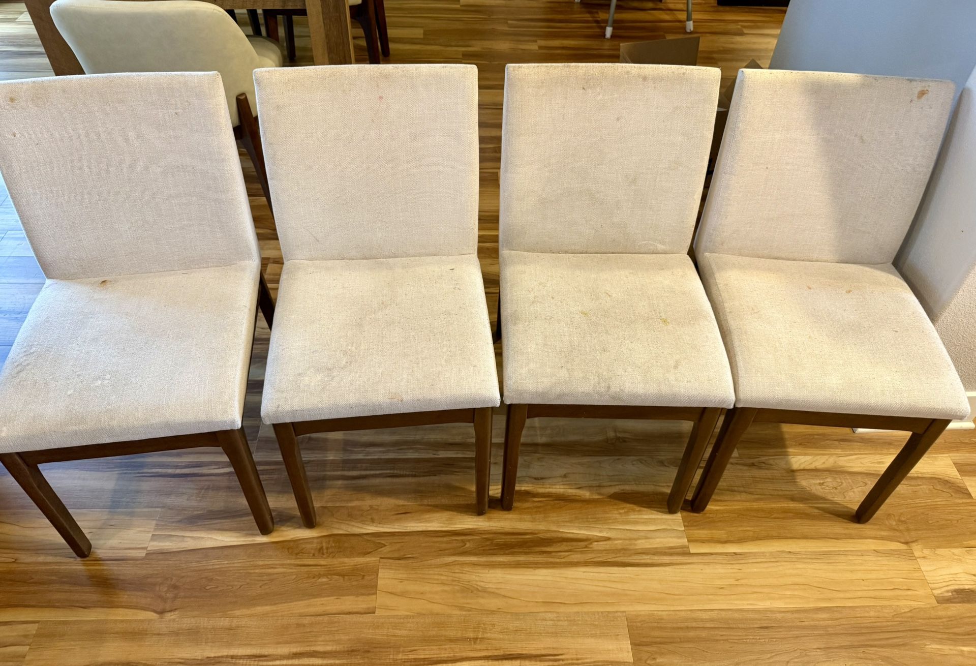 4 fabric dining Chairs