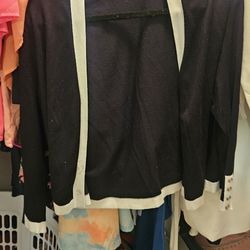 Tommy Hilfiger Black And White Cardigan