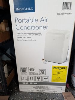 Insignia Portable AC (7,000 BTU DOE) - Used 1 Summer!