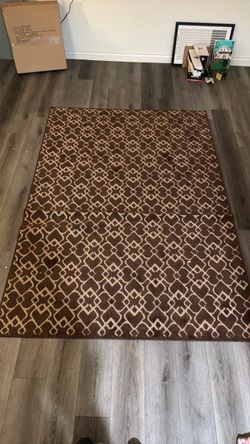Brown rug