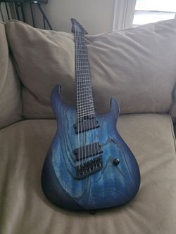 Legator N7FP 7 String Electric Guitar - Cali Cobalt