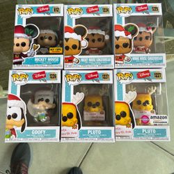 Funko Pop Disney Christmas Exclusive Complete Set