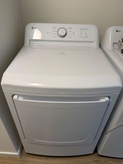 LG White Front-Load Dryer