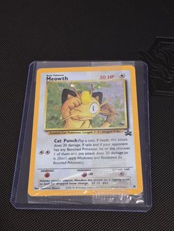 Meowth Holo Gameboy Promo Pokémon Card