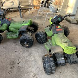 2 Power Wheels ATVs Jurassic Park Raptor Edition 