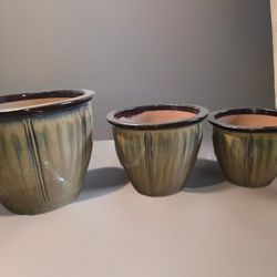 Ceramic Pots Indoor/Outdoor 