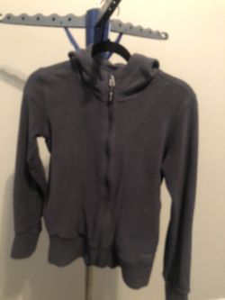 Calvin Klein Gray Fleece Hoodie Size S