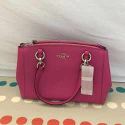 Coach Bag-(bright fuchsia)