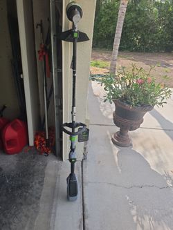 Ego trimmer and battery and charger