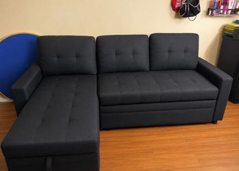 couch / bed with extra storage