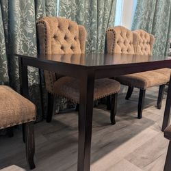 Dining Set (Table + 4 Chairs)