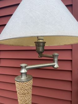 Standing Lamp Rope Wrapped